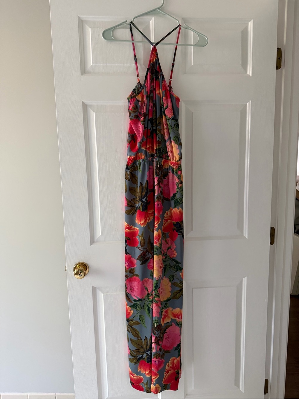 Show Me Your MuMu Floral Halter Jumpsuit with Floral Print